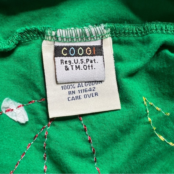 Vintage Coogi Green Embroidered Long Sleeve T-Shirt 2XL | L/S Tee Shirt XXL - Picture 11 of 13